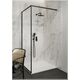 Bateria wannowa Cersanit S951-373 BATERIA WAN-NATR PODTYNKOWA LARGA Z BOKSEM CZARNA // BC.S951-373