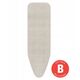 BRABANTIA κάλυμμα σιδερώστρας 124x38 cm Denim Grey (B) 8 mm τσόχα 236204