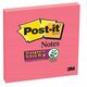 Karteczki samoprzylepne Post-it Super Sticky, 76x76mm, 45 kart., mix kolorów