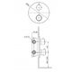 Bateria wannowa Cersanit SET B724 Zestaw wannowy podtynkowy ZEN chrom (S952-034)