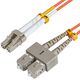 MicroConnect LC/UPC-SC/UPC 0.5m OM2