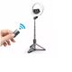 Mocco 4σε1 Καθολικό Selfie Stick με 3-Τόνους LED Λάμπα / Βάση Τρίποδο / Bluetooth Τηλεχειριστήριο