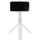 ΡοGer 2σε1 Selfie Stick + Τρίποδο Τηλεσκοπική Βάση με Ασύρματο Χειριστήριο Bluetooth Λευκό