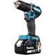 Makita DDF487RFE3 κατσαβίδι με τροφοδοσία/κρουστικό κατσαβίδι 1700 RPM Μαύρο, Μπλε, Ατσάλι