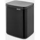 Κάδος απορριμμάτων BRABANTIA Bo 7l Μαύρο Ματ 222900