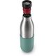 Tefal Bludrop Sleeve drinking bottle, 0.7 L, green/steel
