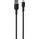 Kabel USB Puro PURO ICON Soft Cable – Kabel USB-A do Lightning certyfikat MFi 1.5 m (Black)