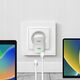 Ładowarka Puro PURO MiniPro Wall Charger GaN - Ładowarka sieciowa 2 x USB-C 35W PD (biały)