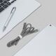 CABLE USB-C TO USB-C 1.2M/GREY PS6105 GR12 RIVACASE
