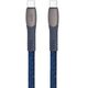 CABLE USB-C TO USB-C 1.2M/BLUE PS6105 BL12 RIVACASE