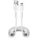 SBS Charging Data Cable  USB-A - USB-C  1 m  balta - Vads