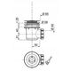Wirquin syfon brodzikowy Tourbillon fi 60 mm czyszczony od góry, chrom 34060007
