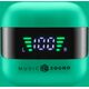 Music Sound 8018080488641 Zestaw słuchawkowy Bezprzewodowy Douszny Połączenia/muzyka Bluetooth Zielony