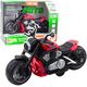 Motocykl Zabawkowy Na Baterie Napęd Światła Dźwięki Czerwony
