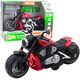 Motocykl Zabawkowy Na Baterie Napęd Światła Dźwięki Czerwony
