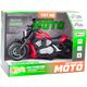 Motocykl Zabawkowy Na Baterie Napęd Światła Dźwięki Czerwony