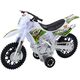 Motor Crossowy Off-Road Napęd Światła Dźwięki Biały
