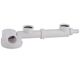 Wirquin syfon zlewozmywakowy podwójny niski Espace 1 1/2" x 40 mm, bez spustu, z wyjściem do zmywarki TM200040