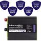 qoltec Inteligentna ładowarka do akumulatorów LiFePO4 AGM GEL SLA | 90A | 12V