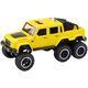 Αυτοκίνητο Off-Road Με Κινητήρα Τριβής Φώτα Ήχοι Κίτρινο 6x6 1:16
