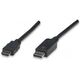 Kabel Techly DisplayPort - HDMI 1m czarny (ICOC-DSP-H12-010)