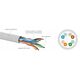 Kabel U/UTP kat.6, sieciowy, skrętka, PVC, Eca 4PR, 1Gb/s (10Gb/s do 55m), gwarancja 10 lat, szary, 100m - Q-LANTEC