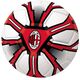 Piłka Nożna do Nogi Piłki Nożnej dla Dzieci Football AC MILAN Rozmiar 5