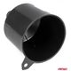 Lejek plastikowy czarny uniwersalny do paliwa cieczy wody owalny 12 cm AMIO-04043