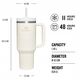 Tumbler Stanley Quencher H2.0 Flowstate Ash  1.2 l