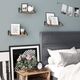 Leobert Zestaw 3 półek wiszących drewniane Loft