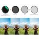 Filtr Hybrydowy 3w1 K&F 49 mm 49mm Fader ND2-32 + CPL + Black Diffusion 1/4 / KF01.2920V2