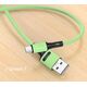 Kabel USB Usams USB-A - microUSB 1 m Zielony (69871-uniw)