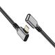 Kabel USB3.2 gen2 TypeC do USB-C/F, PD, 0.5m