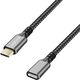 Kabel USB3.2 gen2 TypeC do USB-C/F, PD, 1m
