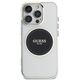 Etui Guess IML Metal Colored Circle Classic Logo MagSafe do Apple iPhone 16 Pro czarny