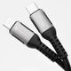 Kabel USB-C do USB-C Forcell 100W 5A PD QC 4.0 Nylon 2m Laptop Turbo