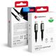 Kabel USB-C 27W 2m Forcell Lightning PD Nylon LAPTOP PC SMARTFON