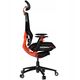 Fotel Lorgar LORGAR Grace 855, Gaming chair, Mesh material, aluminium frame, multiblock mechanism, 3D armrests, 5 Star aluminium base, Class-4 gas lift, 60mm PU casters, Red + black