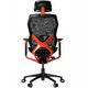 Fotel Lorgar LORGAR Grace 855, Gaming chair, Mesh material, aluminium frame, multiblock mechanism, 3D armrests, 5 Star aluminium base, Class-4 gas lift, 60mm PU casters, Red + black
