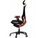 Fotel Lorgar LORGAR Grace 855, Gaming chair, Mesh material, aluminium frame, multiblock mechanism, 3D armrests, 5 Star aluminium base, Class-4 gas lift, 60mm PU casters, Red + black