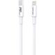 Kabel USB Vipfan Ładowarka sieciowa Vipfan E04, USB-C, 20W, QC 3.0 + kabel Lightning (biała)