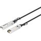 Intellinet Network Solutions INTELLINET SFP+ 10G Passives DAC Twinax-Kabel SFP+ auf SFP+ 0,5 m MSA-konform Direct Attach Copper AWG 30 schwarz