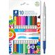 Staedtler Flamastry dwustronne 10 szt 20 kolorów Staedtler