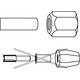 Bosch Bosch collet 8mm, clamping nut SW 19mm (black, for routers GOF / POF)
