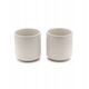 1x2 Bredemeijer Teebecher Skagen 300ml weiß Steingut       147053