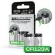 Akumulator LiiBatteries CR123A 750mAh bl./2szt USB-C