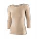 LS1628W Koszulka damska z rękawem 3/4 COMFORT MERINO beżowy S