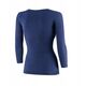 LS1628W Koszulka damska z rękawem 3/4 COMFORT MERINO granatowy S