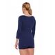 LS1628W Koszulka damska z rękawem 3/4 COMFORT MERINO granatowy S
