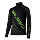 LS1636J Bluza piłkarska z krótkim ekspresem DRY JUNIOR czarny/neonowy 128/134